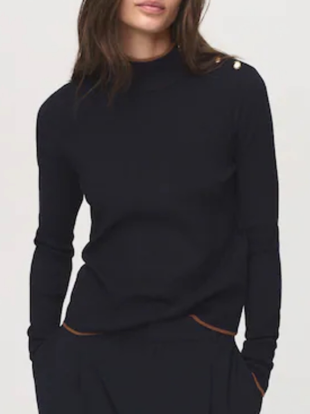 NWT Mango Luccapk Mockneck Sweater